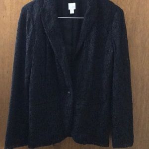 Black Lace Blazer